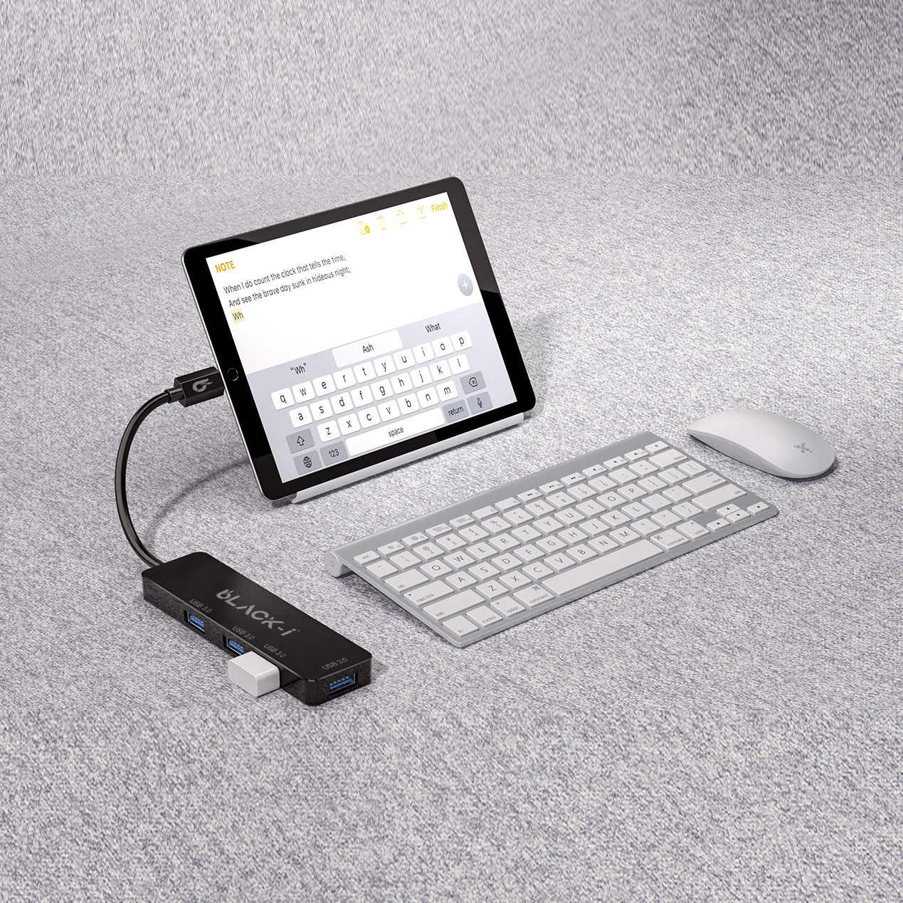 Black-i USB-C to 4-Port USB 3.0 Hub