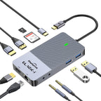 Black-i USB-C 11-in-1 DisplayLink Docking Station