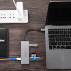 Black-i USB-C to HDMI, USB 3.0, USB-C & PD Multiport Hub