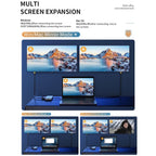 Black-i USB-C 8 in 1 Docking Station