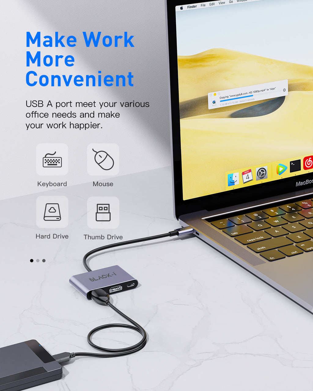 Black-i USB-C Hub