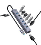 Black-i USB 3.0 7 Port Hub