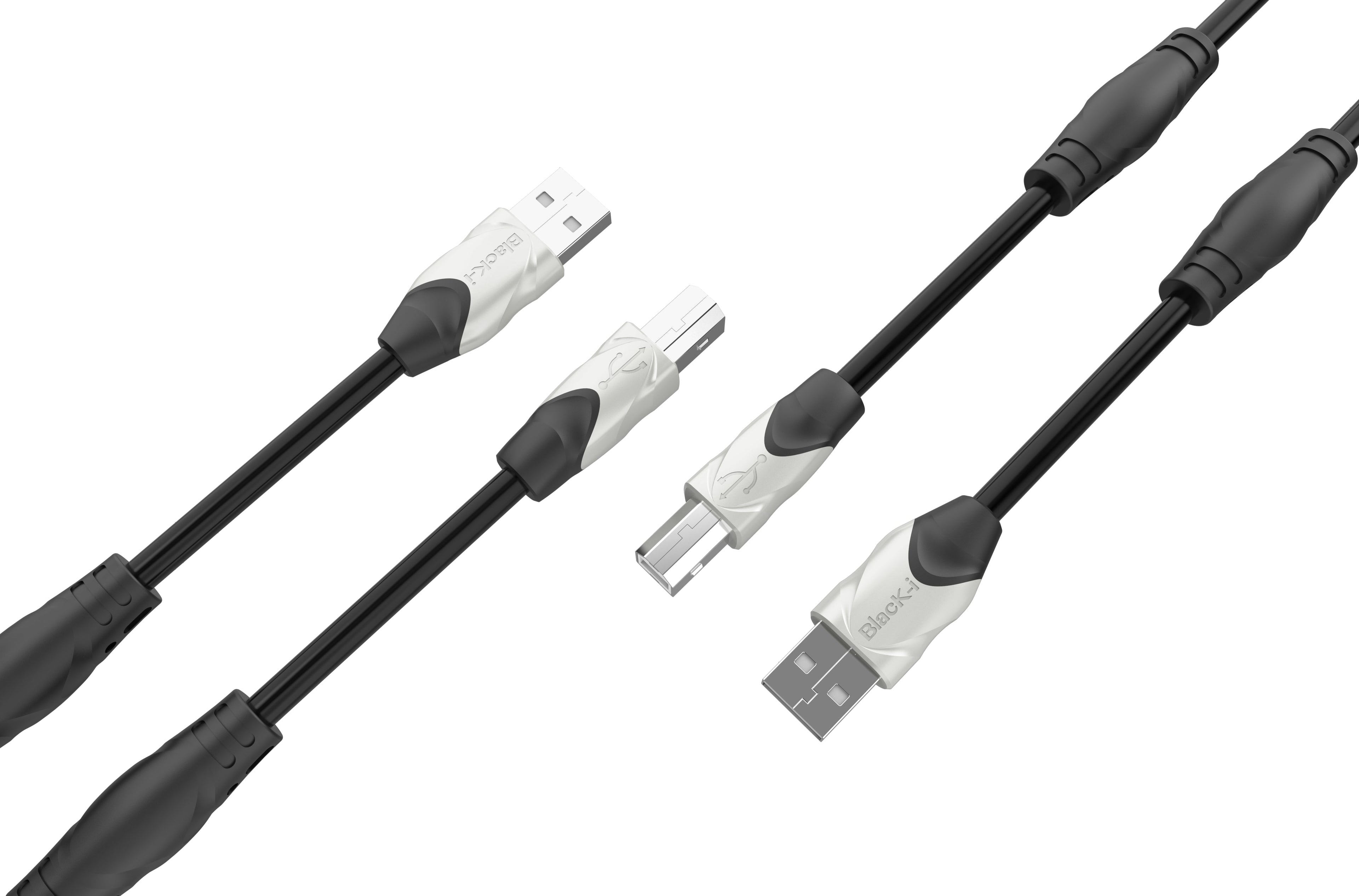 Black-i USB 2.0 Printer Cable