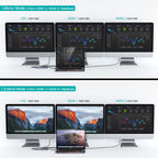 Black-i USB 3.0 / USB-C DisplayLink Docking Station