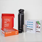 Set Borraccia Midnight Black + 1 infuso a caldo e 1 infuso a freddo