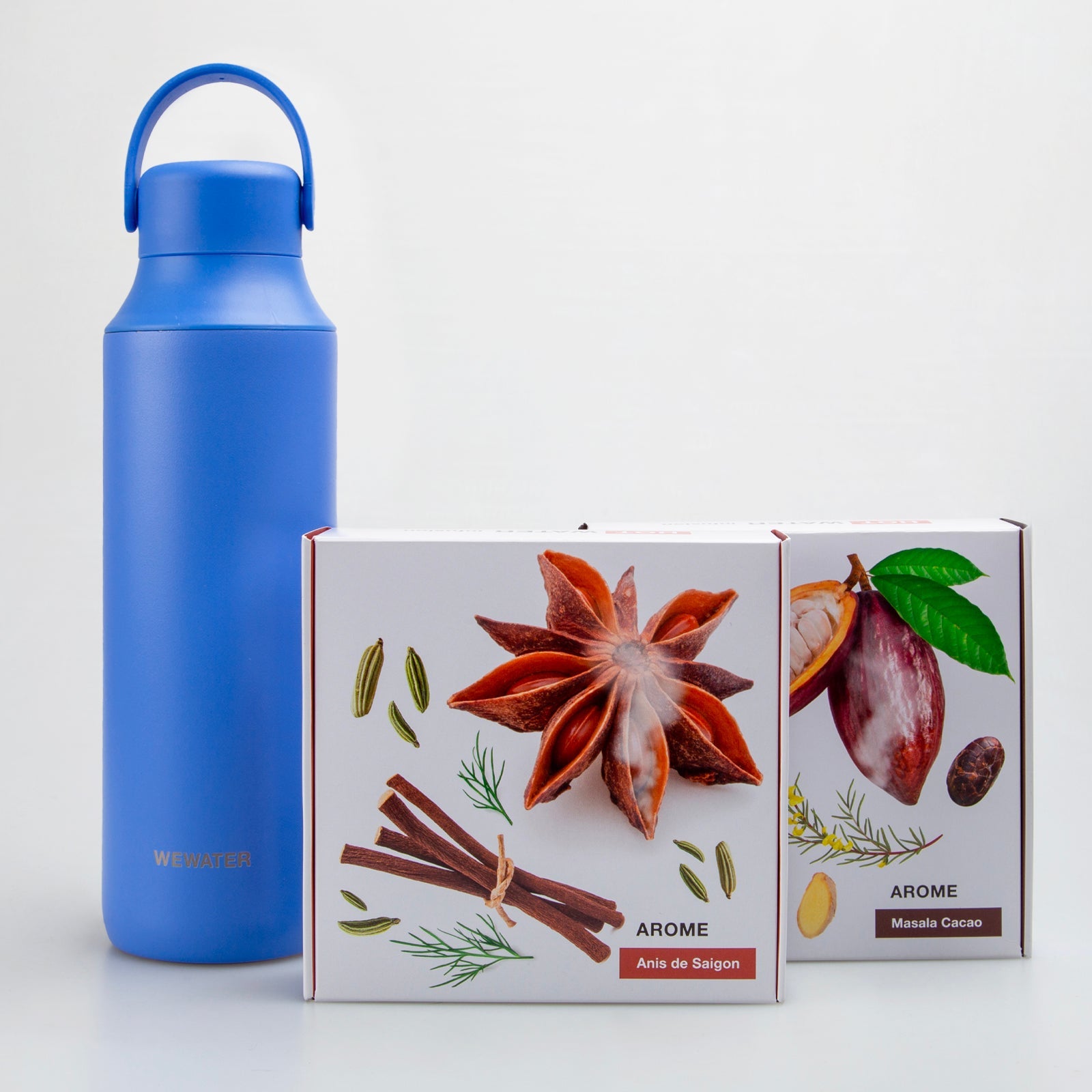 Set Borraccia Cold Blue + 2 infusi a caldo