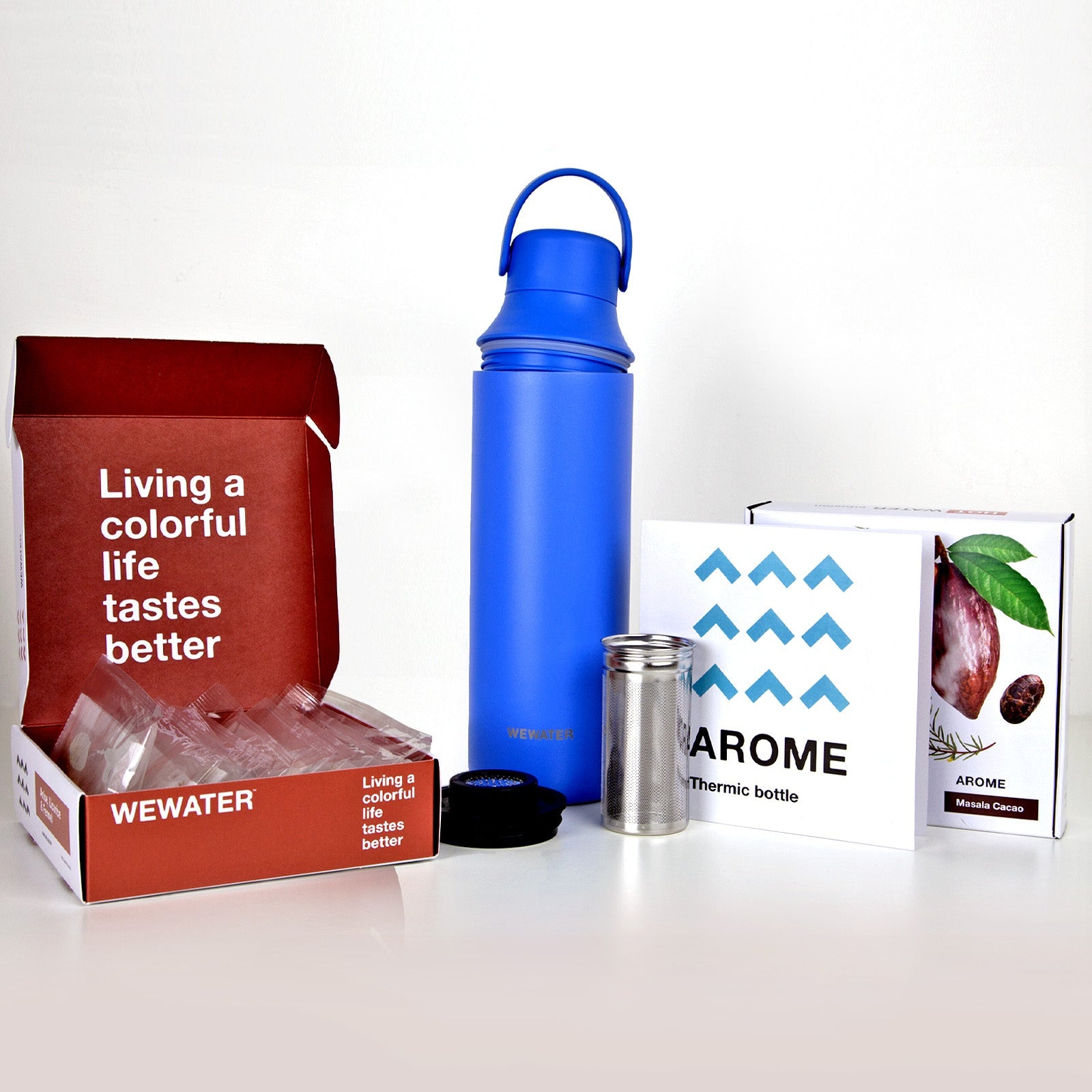 Set Borraccia Cold Blue + 2 infusi a caldo