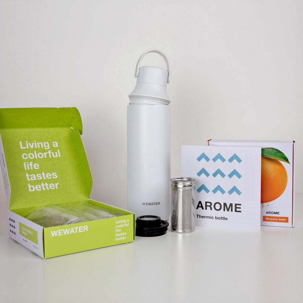 Set Borraccia Artic White + 2 infusi freddi