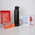 Set Borraccia Midnight Black + 2 infusi freddi