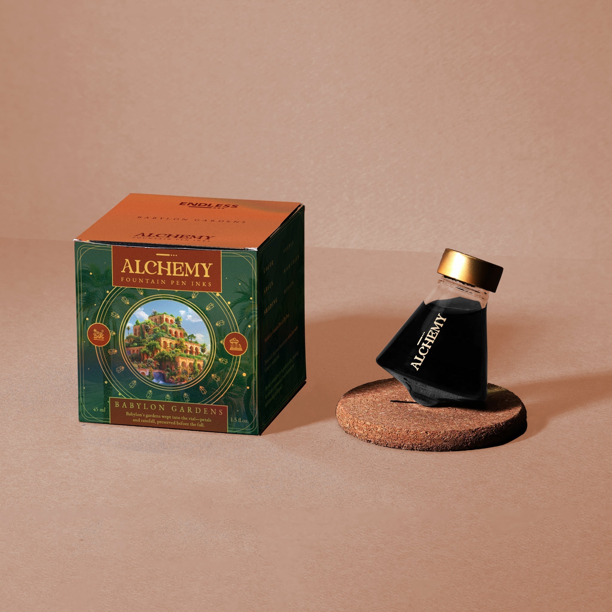 Endless LABS.16 Alchemy Fountain Pen Inks - Babylon Gardens - 45 ML
