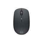 Dell WM126 1000DPI 2.4Ghz USB Optical Sensor Wireless Mouse - Black
