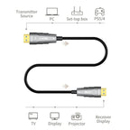 Black-i HDMI 2.0 Optical Fiber 4k@60Hz Cable