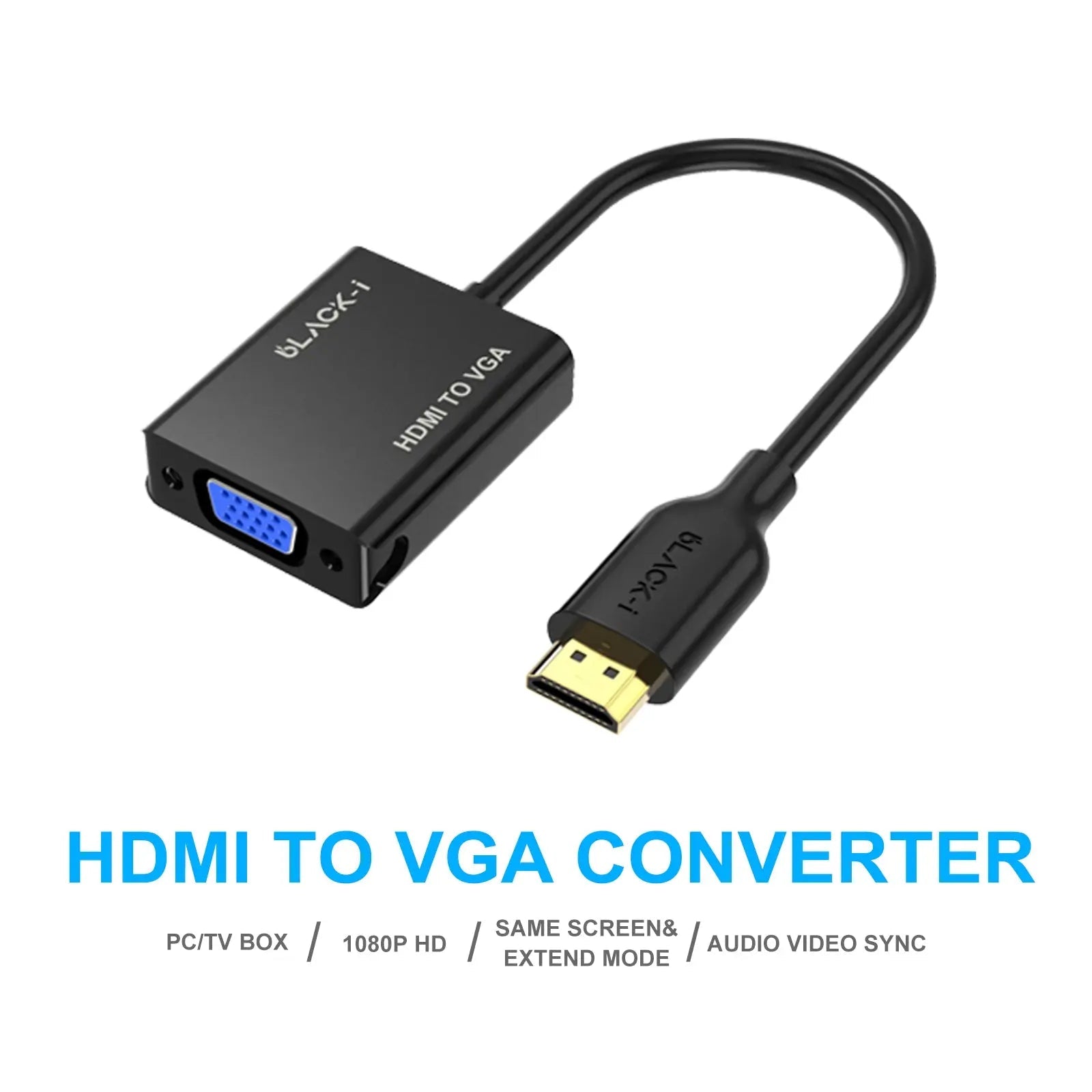 Black-i HDMI to VGA Converter