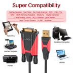 Black-i USB 2.0 to RS232 Female FTDI Cable 1.5 Meter