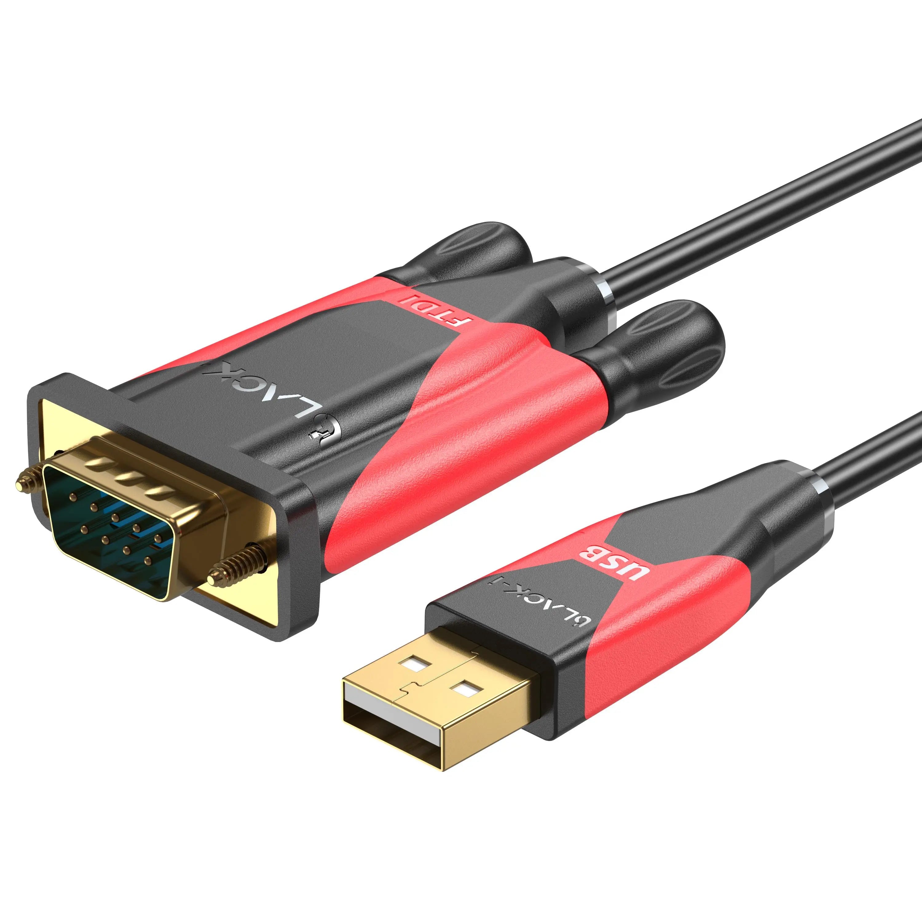 Black-i USB 2.0 to RS232 Male FTDI Cable 1.5 Meter