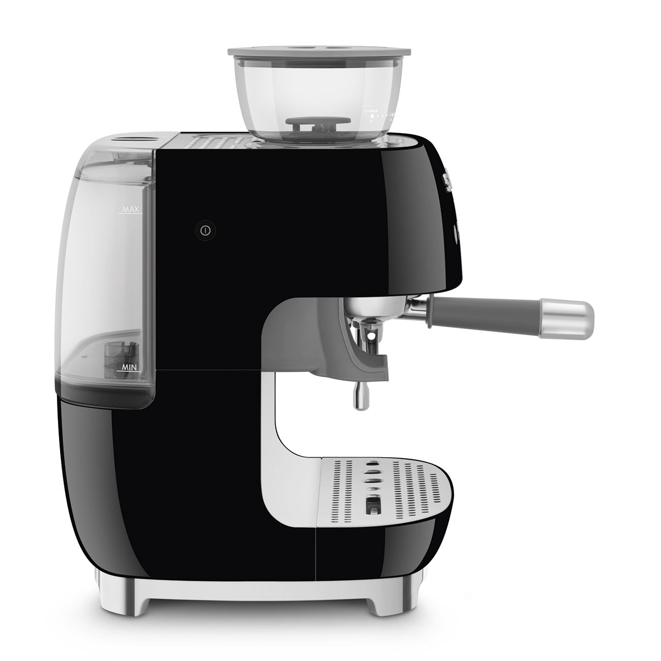 Smeg Cream manual espresso coffee machine with built-in grinder