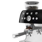 Smeg Cream manual espresso coffee machine with built-in grinder