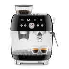 Smeg Cream manual espresso coffee machine with built-in grinder