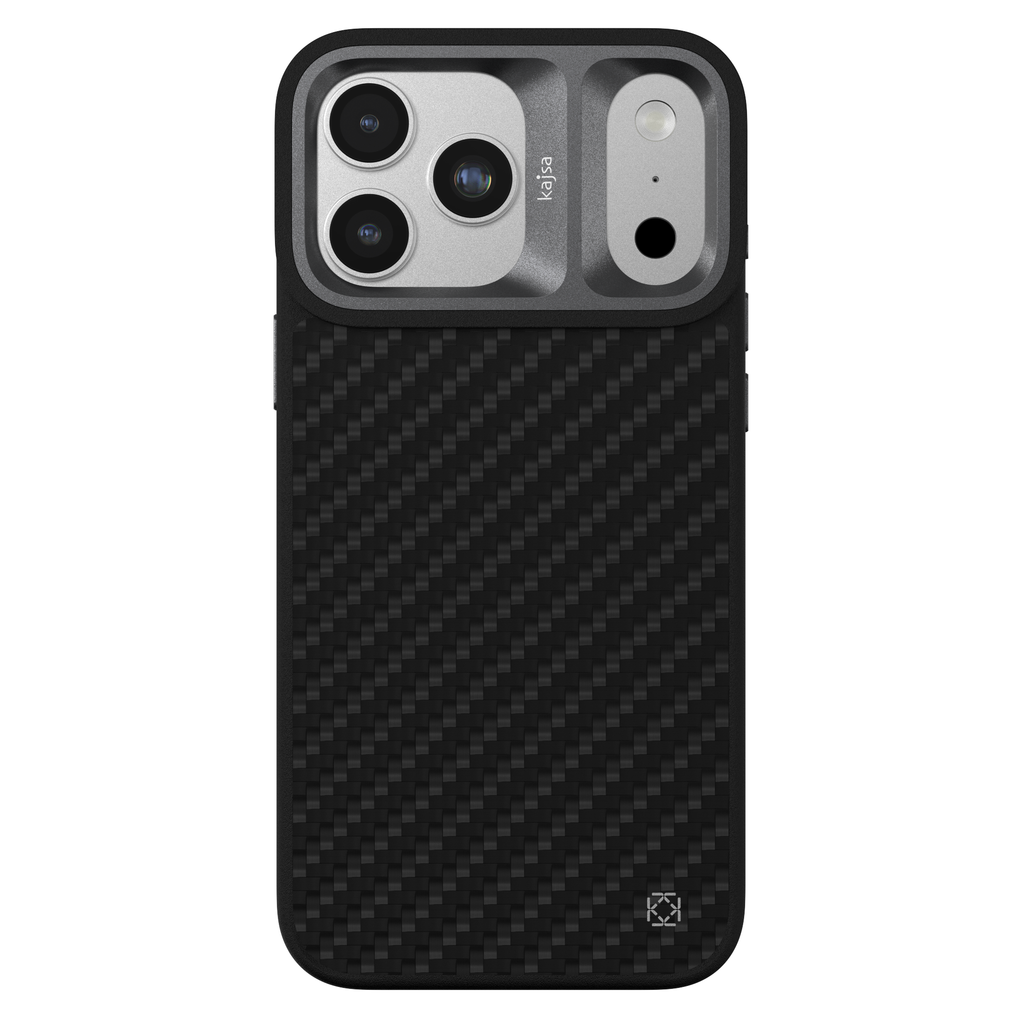 Kajsa - Svelte Collection - Real Carbon Fibre Back Case for iPhone 17 Pro (MagSafe Compatible)