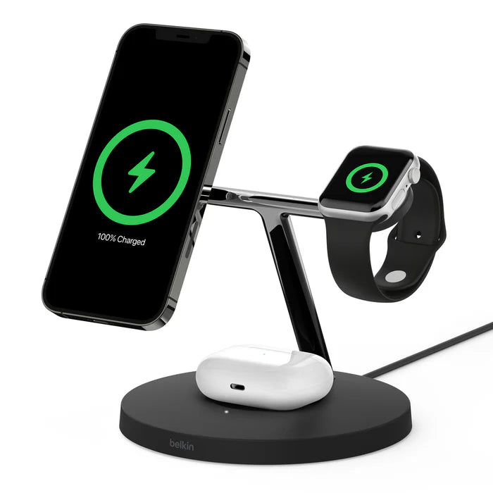 Belkin  BoostCharge Pro 3-in-1 Wireless Charger with MagSafe 15W BoostCharge Pro 3-in-1 Wireless Charger with MagSafe 15W