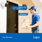 TP-Link Tapo C320WS 4MP 2K QHD Outdoor Wi-Fi Security Network Camera with Night Vision - White