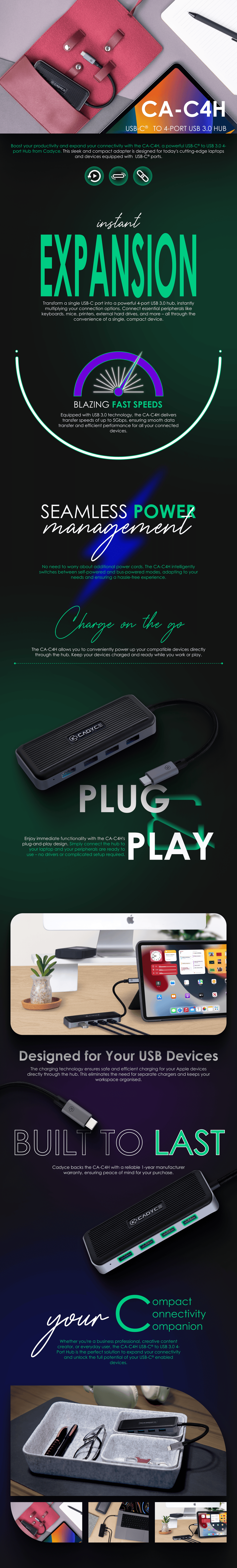 A promotional infographic for the Caviar Expansion earphone, featuring multiple product photos, technical specifications, and feature highlights on a dark background.