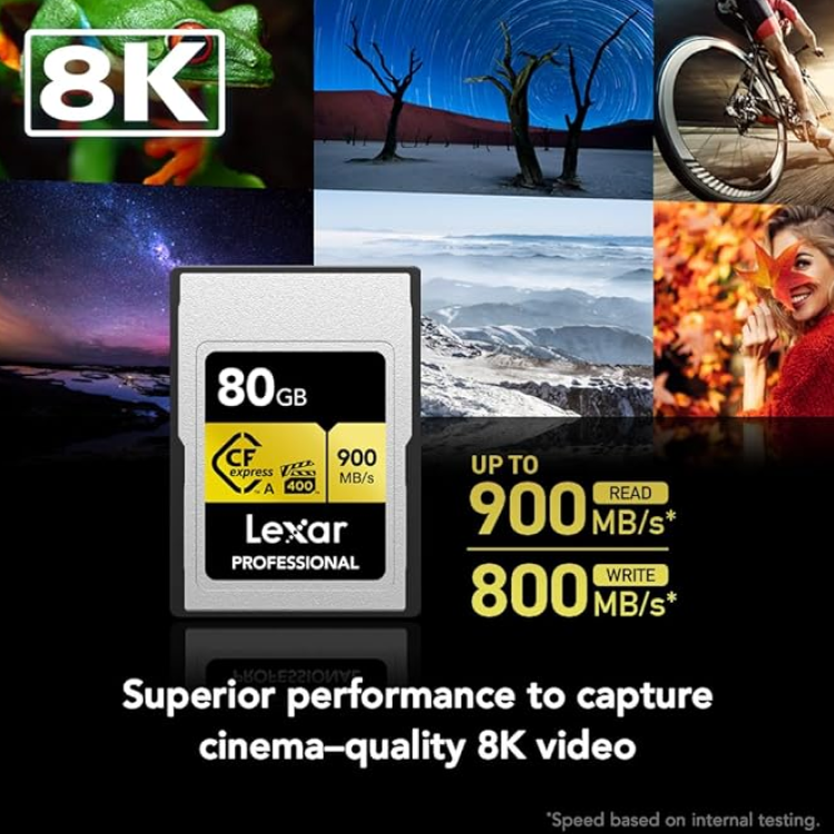 Lexar Professional CFexpress 2.0 Type A Card GOLD Series - 80GB