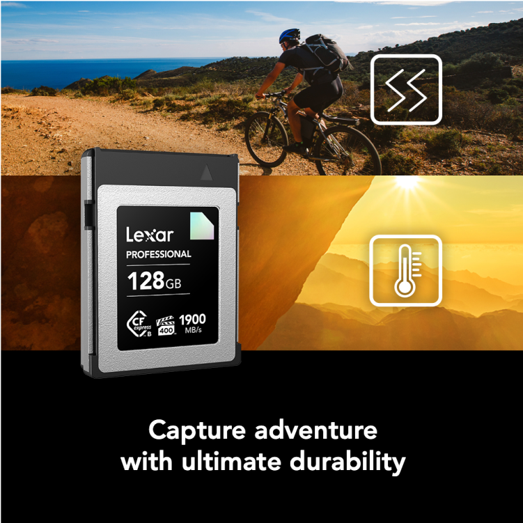 Lexar Professional CFexpress 2.0 Type B Card DIAMOND Series - 128GB