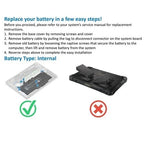 Dell Original 7370mAh 84Whr 11.4V Laptop Battery for XPS 15 9550