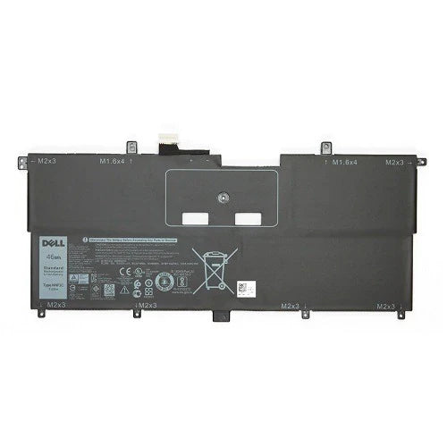 Dell Original 6200mAh 46Whr 7.4V 4 Cell Replacement Laptop Battery for XPS 13 9365