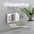 ChargePlug Mini Universal Multi Plug with 20W Gan Charger
