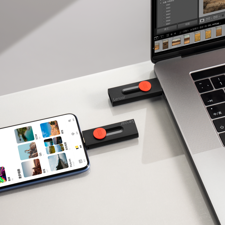 Lexar® JumpDrive® Dual Drive D300 - 256GB