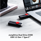 Lexar® JumpDrive® Dual Drive D300 - 256GB