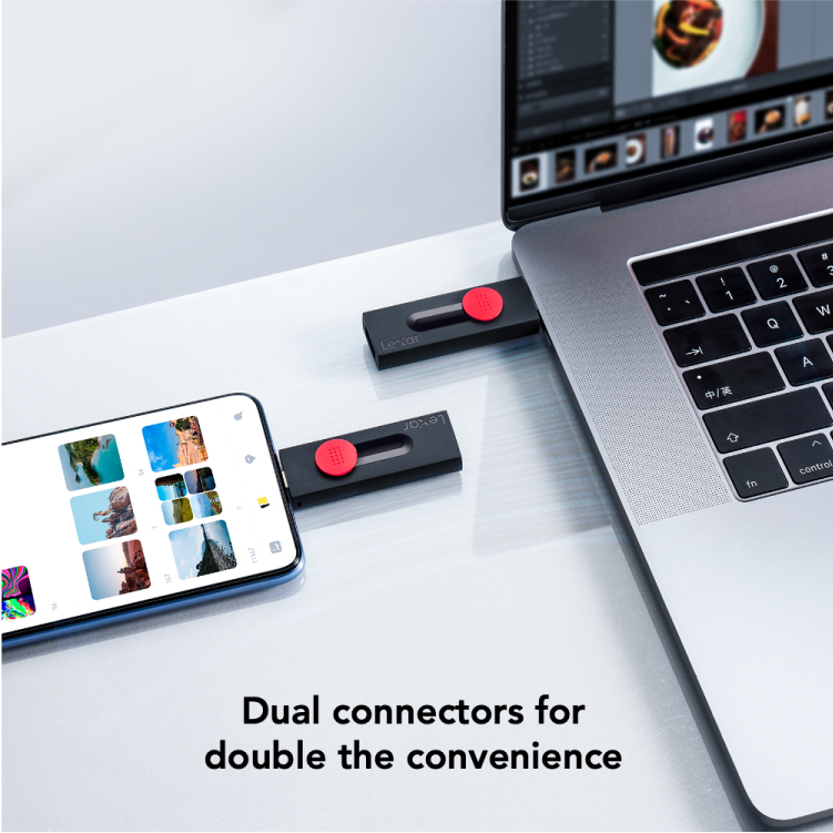 Lexar® JumpDrive® Dual Drive D300 - 256GB