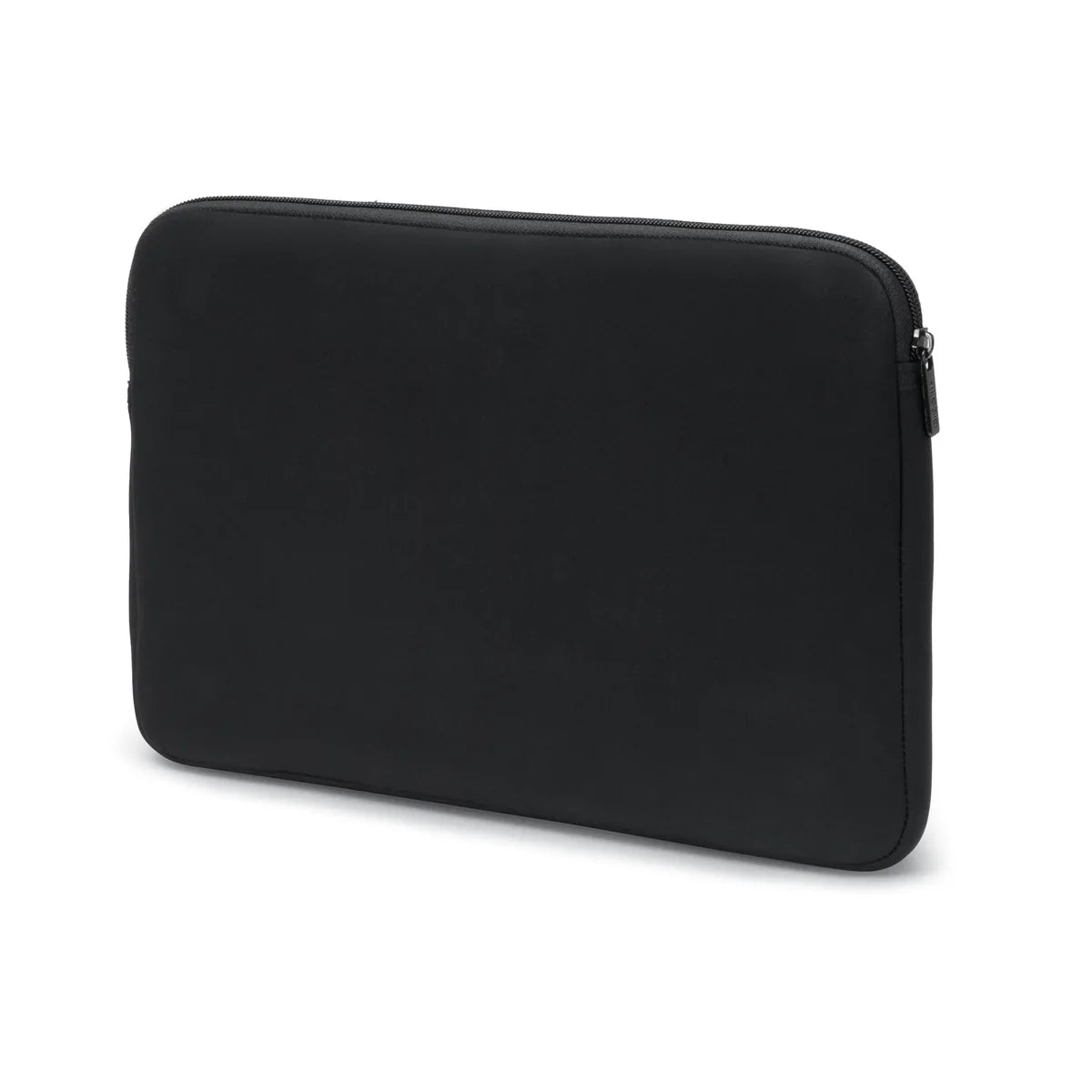Black laptop sleeve on a white background