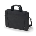 Black Dicota laptop bag on a white background