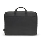 Black briefcase on a white background