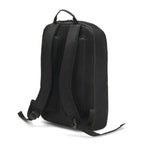 Black backpack on a white background