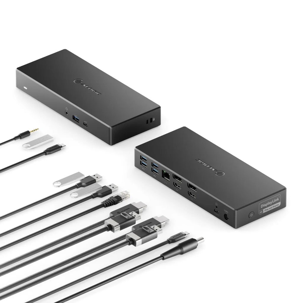 DA2 Dual 4K Display Universal Docking Station –100W Power Delivery