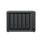 Synology DiskStation DS1525+ 5 Bay Network Attached Storage Enclosure - Black