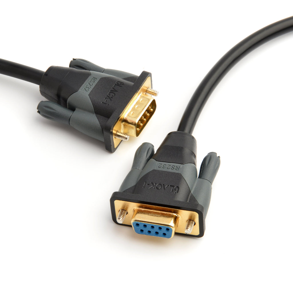 Black-i 9 Pin Serial RS232 Male to Female Cable