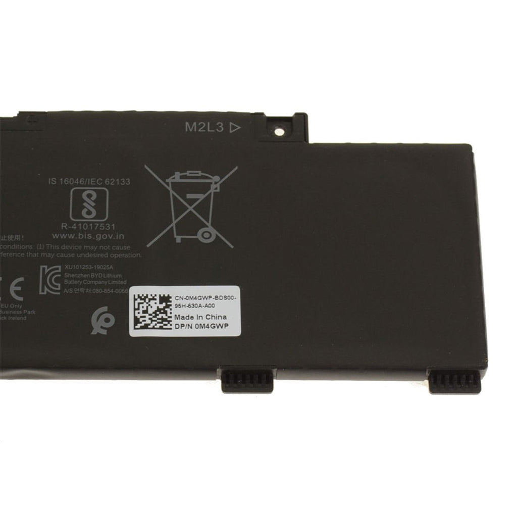 Dell Original M4GWP 51WHr 4255mAh 11.4V 3 Cell Replacement Laptop Battery