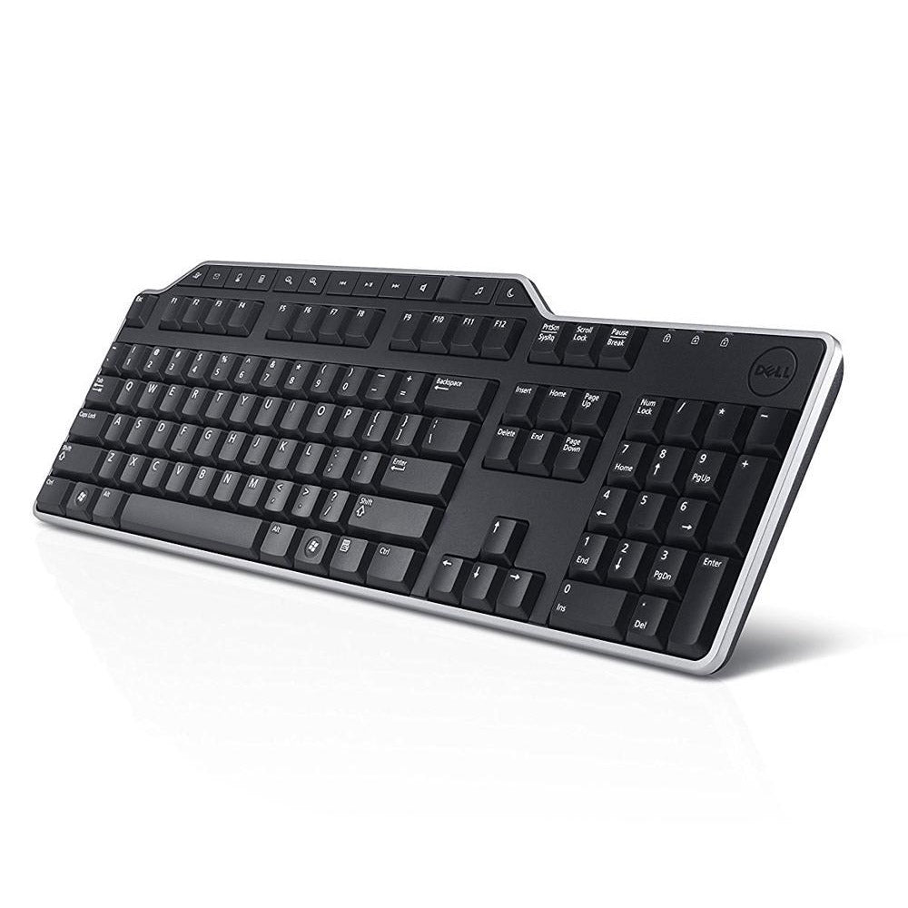 Dell KB522 Wired Business Spill-Resistant Multimedia Keyboard with Dual USB Ports