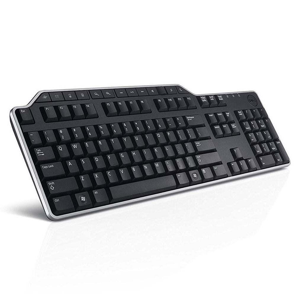 Dell KB522 Wired Business Spill-Resistant Multimedia Keyboard with Dual USB Ports