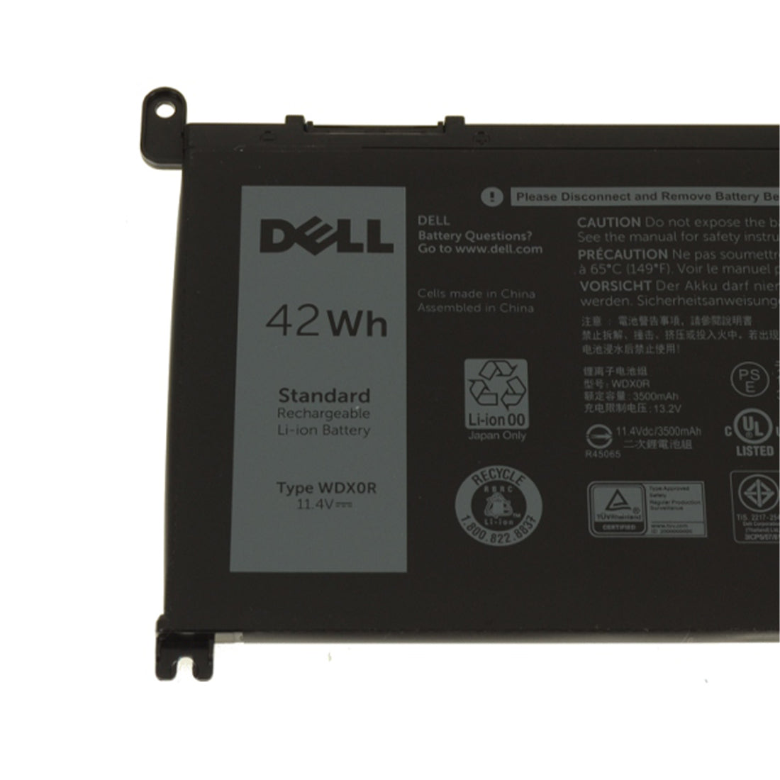 Dell Original 3500mAh 11.4V 42WHR 3-Cell Replacement Laptop Battery for Inspiron 15 5575 5578 5579 7560