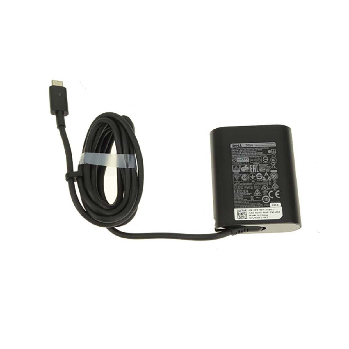 Dell Original 30W 20V USB Type C Pin Laptop Charger Adapter
