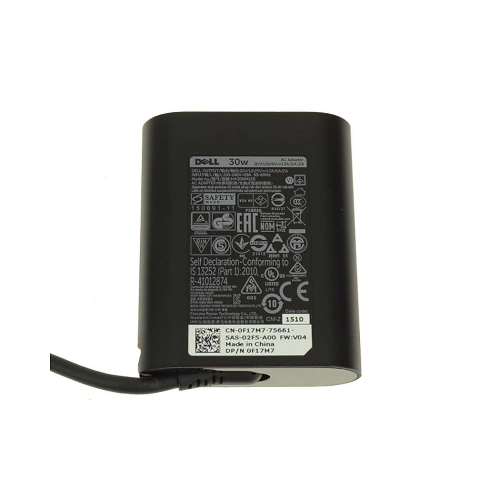Dell Original 30W 20V USB Type C Pin Laptop Charger Adapter