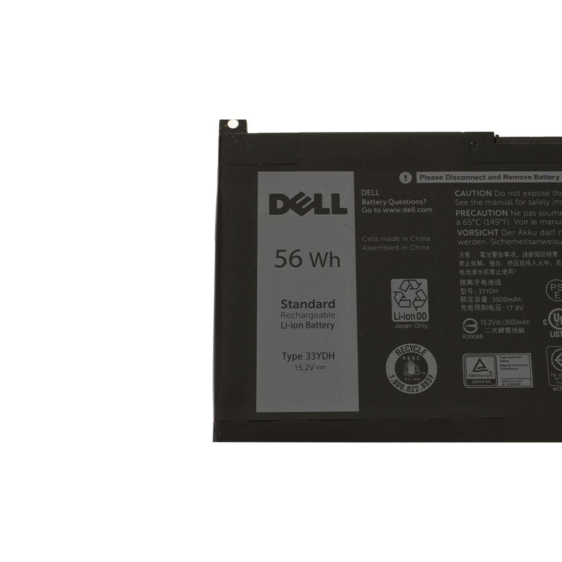 DELL Original 3500mAh 15.2V 56Whr 4-Cell Replacement Laptop Battery for Latitude 13 3380 3480 3580 3590 3490