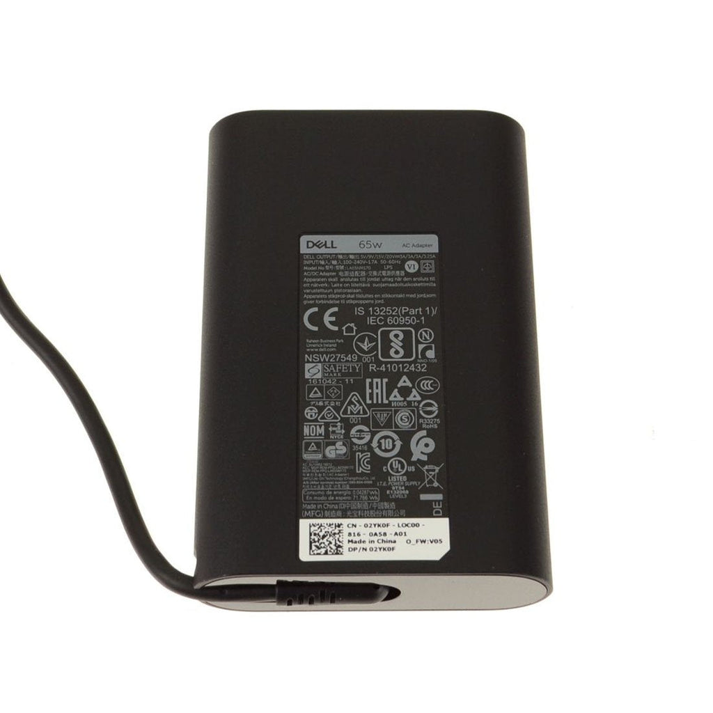 Dell Original 65W 20V USB Type C Pin Laptop Charger Adapter