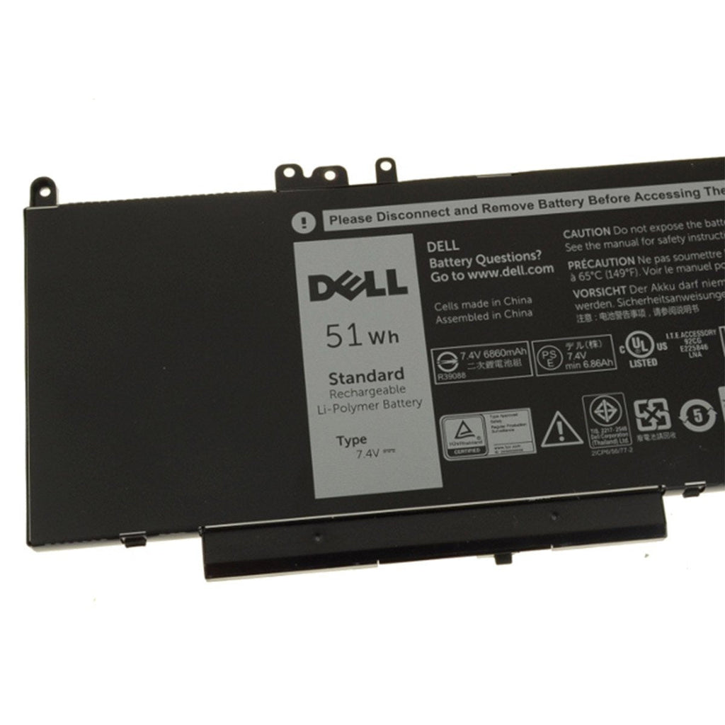 Dell Original 6980mAh 7.4V 51WHr 4-Cell Laptop Battery for Latitude E5250 E5450 E5550